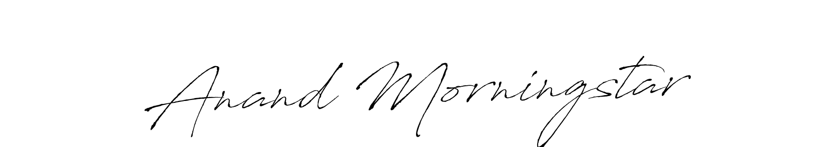 Also You can easily find your signature by using the search form. We will create Anand Morningstar name handwritten signature images for you free of cost using Antro_Vectra sign style. Anand Morningstar signature style 6 images and pictures png