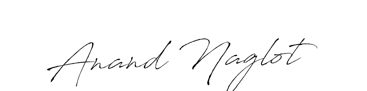 How to make Anand Naglot name signature. Use Antro_Vectra style for creating short signs online. This is the latest handwritten sign. Anand Naglot signature style 6 images and pictures png