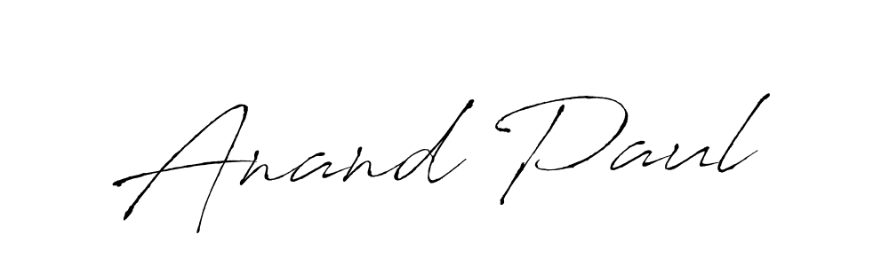 Make a beautiful signature design for name Anand Paul. With this signature (Antro_Vectra) style, you can create a handwritten signature for free. Anand Paul signature style 6 images and pictures png