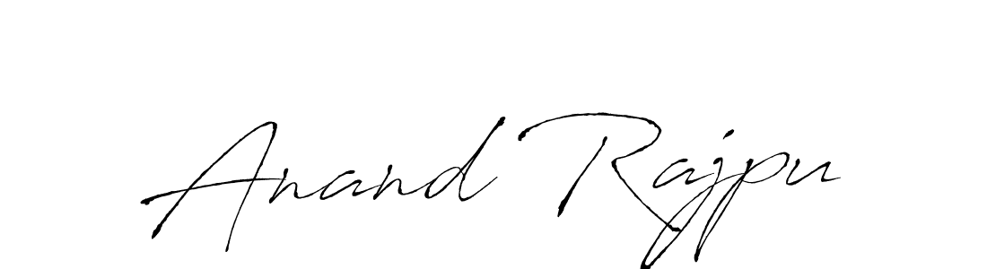 How to make Anand Rajpu name signature. Use Antro_Vectra style for creating short signs online. This is the latest handwritten sign. Anand Rajpu signature style 6 images and pictures png