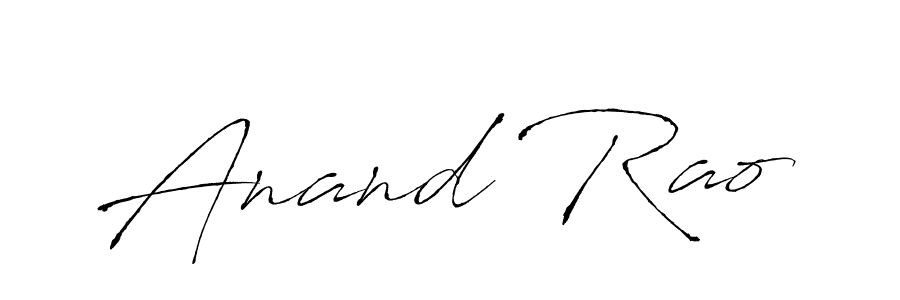 Create a beautiful signature design for name Anand Rao. With this signature (Antro_Vectra) fonts, you can make a handwritten signature for free. Anand Rao signature style 6 images and pictures png