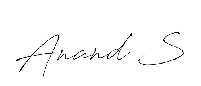 It looks lik you need a new signature style for name Anand S. Design unique handwritten (Antro_Vectra) signature with our free signature maker in just a few clicks. Anand S signature style 6 images and pictures png