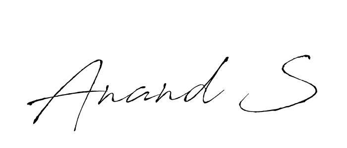 Make a beautiful signature design for name Anand S. Use this online signature maker to create a handwritten signature for free. Anand S signature style 6 images and pictures png