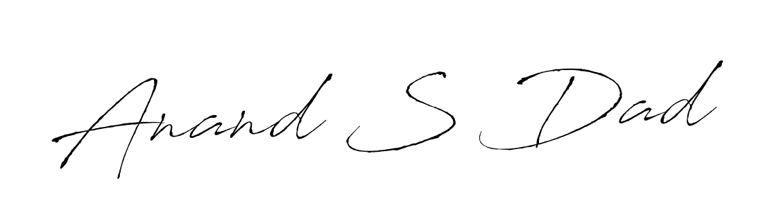 You should practise on your own different ways (Antro_Vectra) to write your name (Anand S Dad) in signature. don't let someone else do it for you. Anand S Dad signature style 6 images and pictures png