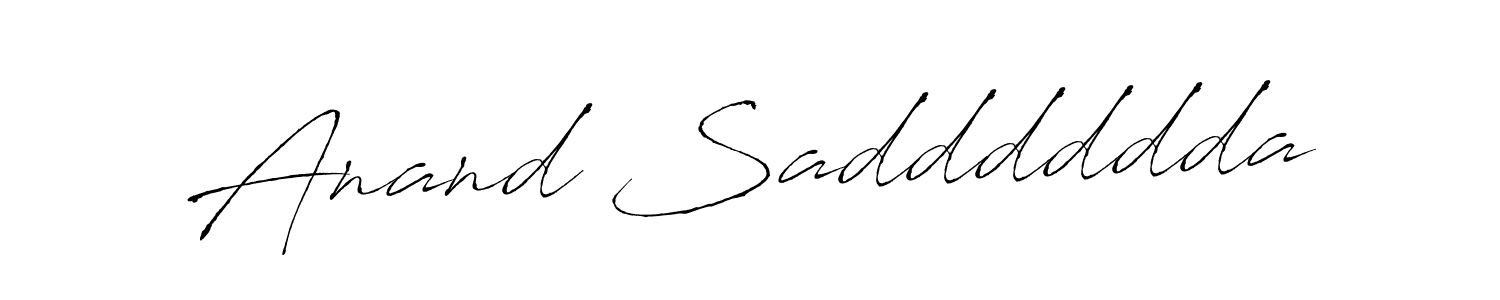 Use a signature maker to create a handwritten signature online. With this signature software, you can design (Antro_Vectra) your own signature for name Anand Sadddddda. Anand Sadddddda signature style 6 images and pictures png