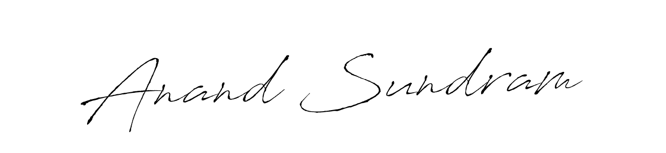 Make a beautiful signature design for name Anand Sundram. Use this online signature maker to create a handwritten signature for free. Anand Sundram signature style 6 images and pictures png