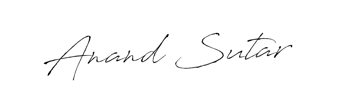 How to make Anand Sutar name signature. Use Antro_Vectra style for creating short signs online. This is the latest handwritten sign. Anand Sutar signature style 6 images and pictures png