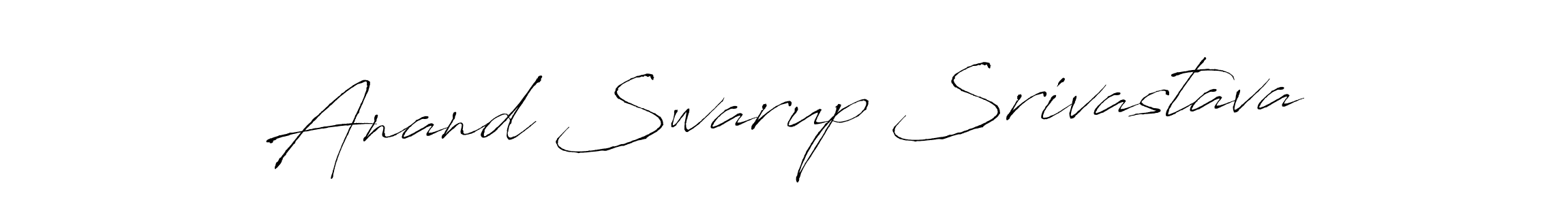 Antro_Vectra is a professional signature style that is perfect for those who want to add a touch of class to their signature. It is also a great choice for those who want to make their signature more unique. Get Anand Swarup Srivastava name to fancy signature for free. Anand Swarup Srivastava signature style 6 images and pictures png
