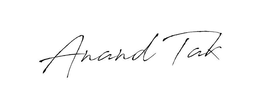 Make a beautiful signature design for name Anand Tak. Use this online signature maker to create a handwritten signature for free. Anand Tak signature style 6 images and pictures png