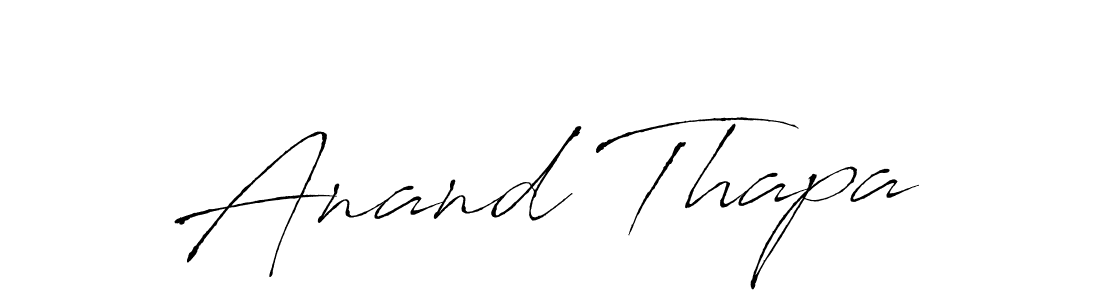 Use a signature maker to create a handwritten signature online. With this signature software, you can design (Antro_Vectra) your own signature for name Anand Thapa. Anand Thapa signature style 6 images and pictures png
