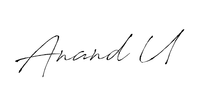 See photos of Anand U official signature by Spectra . Check more albums & portfolios. Read reviews & check more about Antro_Vectra font. Anand U signature style 6 images and pictures png