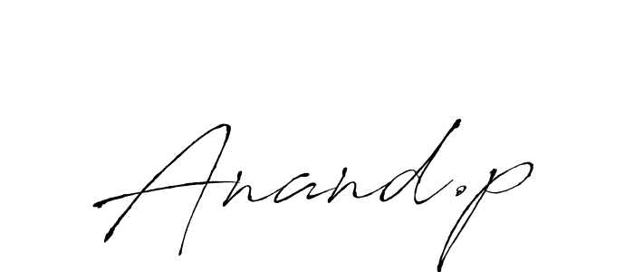 Antro_Vectra is a professional signature style that is perfect for those who want to add a touch of class to their signature. It is also a great choice for those who want to make their signature more unique. Get Anand.p name to fancy signature for free. Anand.p signature style 6 images and pictures png