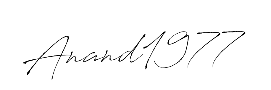 Use a signature maker to create a handwritten signature online. With this signature software, you can design (Antro_Vectra) your own signature for name Anand1977. Anand1977 signature style 6 images and pictures png