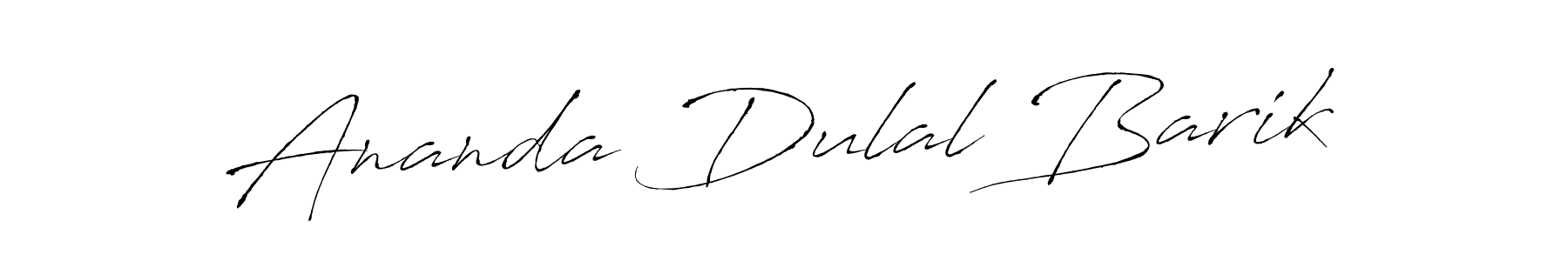 Design your own signature with our free online signature maker. With this signature software, you can create a handwritten (Antro_Vectra) signature for name Ananda Dulal Barik. Ananda Dulal Barik signature style 6 images and pictures png