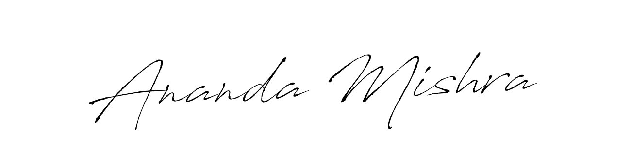 Ananda Mishra stylish signature style. Best Handwritten Sign (Antro_Vectra) for my name. Handwritten Signature Collection Ideas for my name Ananda Mishra. Ananda Mishra signature style 6 images and pictures png