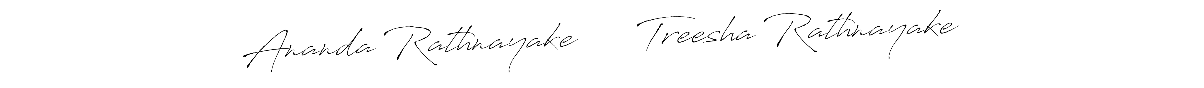 Use a signature maker to create a handwritten signature online. With this signature software, you can design (Antro_Vectra) your own signature for name Ananda Rathnayake      Treesha Rathnayake. Ananda Rathnayake      Treesha Rathnayake signature style 6 images and pictures png