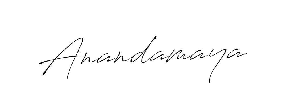 Create a beautiful signature design for name Anandamaya. With this signature (Antro_Vectra) fonts, you can make a handwritten signature for free. Anandamaya signature style 6 images and pictures png