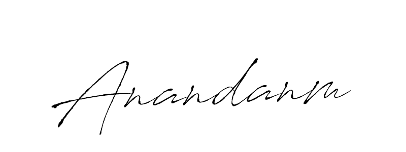 It looks lik you need a new signature style for name Anandanm. Design unique handwritten (Antro_Vectra) signature with our free signature maker in just a few clicks. Anandanm signature style 6 images and pictures png