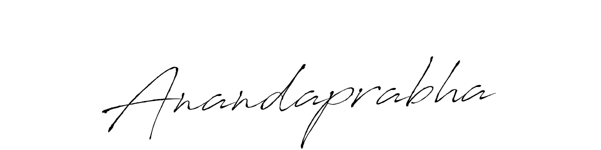 Make a beautiful signature design for name Anandaprabha. Use this online signature maker to create a handwritten signature for free. Anandaprabha signature style 6 images and pictures png