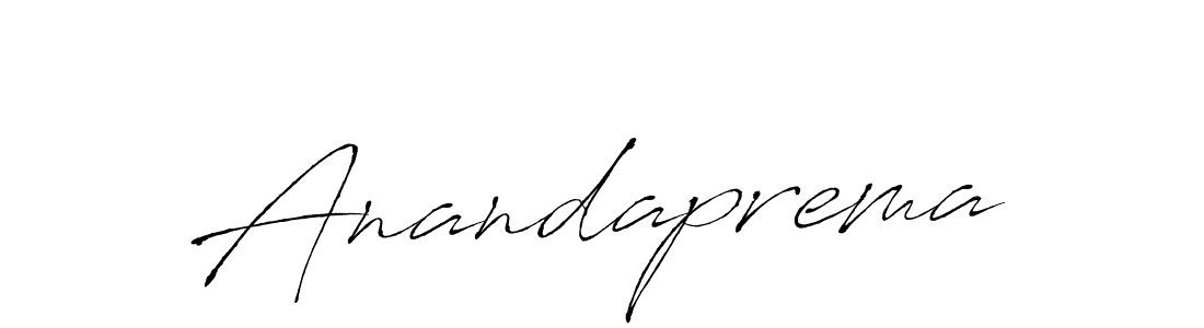 How to make Anandaprema signature? Antro_Vectra is a professional autograph style. Create handwritten signature for Anandaprema name. Anandaprema signature style 6 images and pictures png