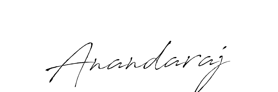 Design your own signature with our free online signature maker. With this signature software, you can create a handwritten (Antro_Vectra) signature for name Anandaraj. Anandaraj signature style 6 images and pictures png