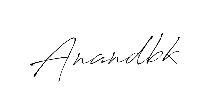 Also we have Anandbk name is the best signature style. Create professional handwritten signature collection using Antro_Vectra autograph style. Anandbk signature style 6 images and pictures png