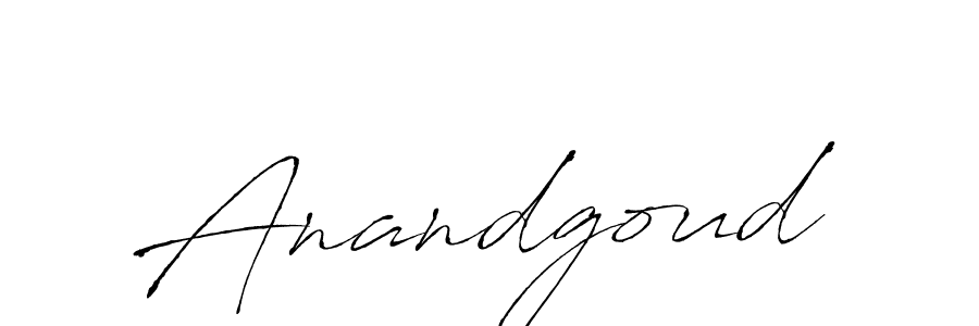 Design your own signature with our free online signature maker. With this signature software, you can create a handwritten (Antro_Vectra) signature for name Anandgoud. Anandgoud signature style 6 images and pictures png