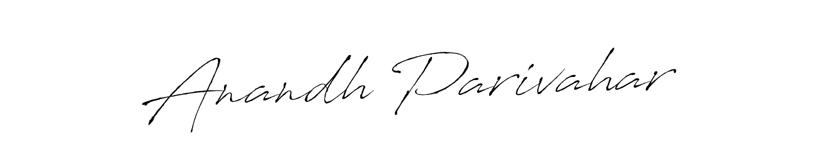 Create a beautiful signature design for name Anandh Parivahar. With this signature (Antro_Vectra) fonts, you can make a handwritten signature for free. Anandh Parivahar signature style 6 images and pictures png