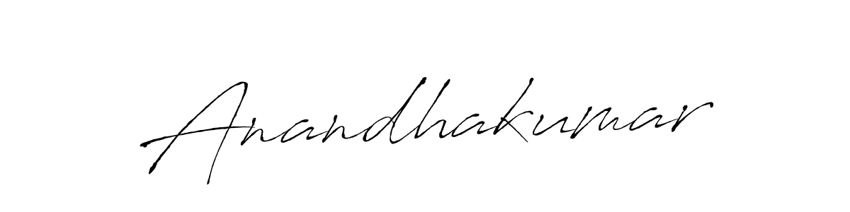 How to make Anandhakumar signature? Antro_Vectra is a professional autograph style. Create handwritten signature for Anandhakumar name. Anandhakumar signature style 6 images and pictures png
