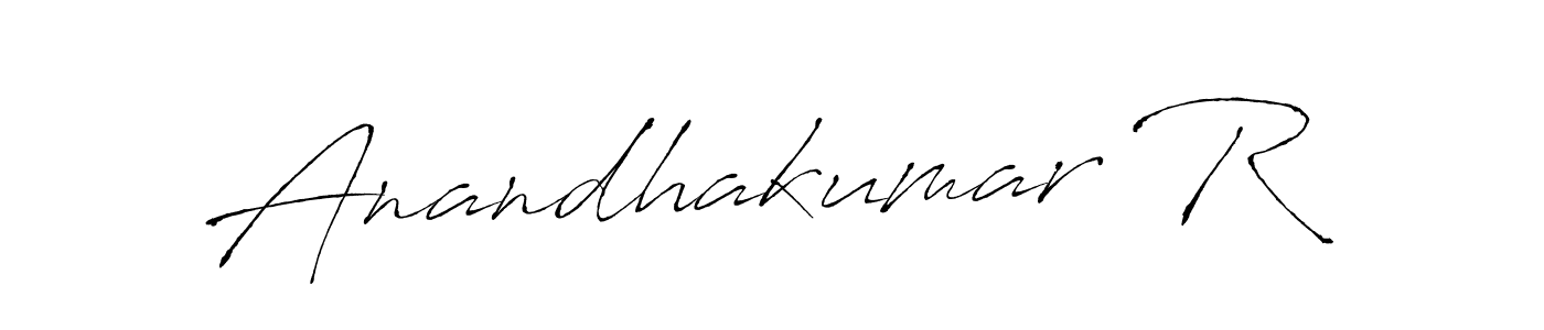Also we have Anandhakumar R name is the best signature style. Create professional handwritten signature collection using Antro_Vectra autograph style. Anandhakumar R signature style 6 images and pictures png