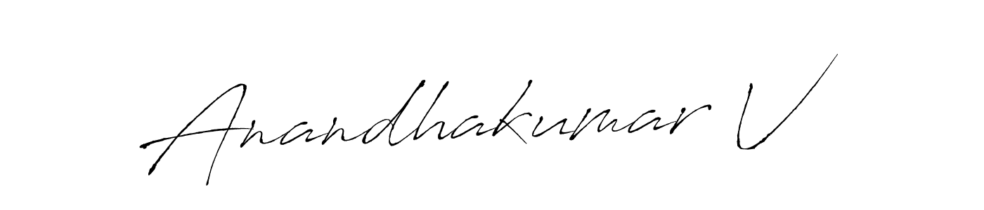 You can use this online signature creator to create a handwritten signature for the name Anandhakumar V. This is the best online autograph maker. Anandhakumar V signature style 6 images and pictures png