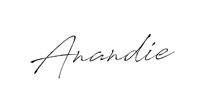 Create a beautiful signature design for name Anandie. With this signature (Antro_Vectra) fonts, you can make a handwritten signature for free. Anandie signature style 6 images and pictures png