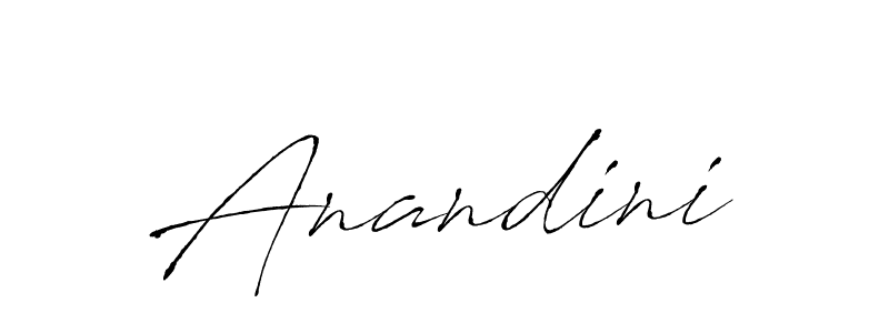 Use a signature maker to create a handwritten signature online. With this signature software, you can design (Antro_Vectra) your own signature for name Anandini. Anandini signature style 6 images and pictures png