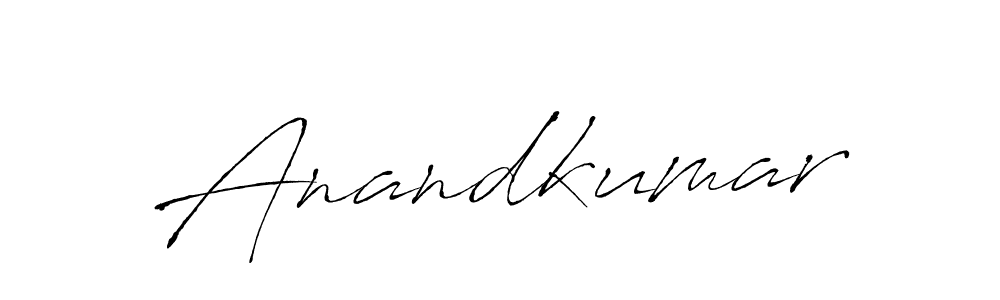 Create a beautiful signature design for name Anandkumar. With this signature (Antro_Vectra) fonts, you can make a handwritten signature for free. Anandkumar signature style 6 images and pictures png