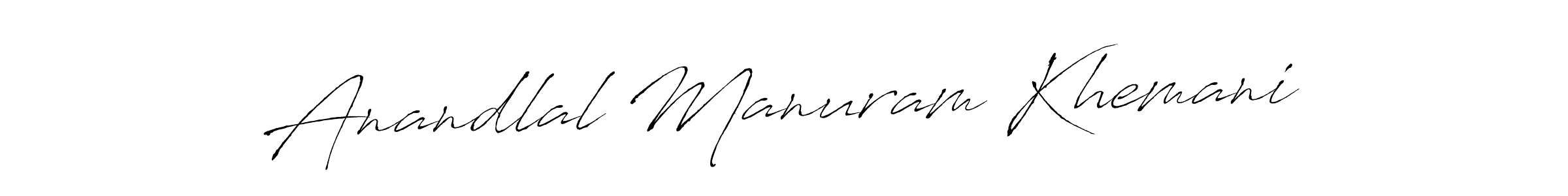 See photos of Anandlal Manuram Khemani official signature by Spectra . Check more albums & portfolios. Read reviews & check more about Antro_Vectra font. Anandlal Manuram Khemani signature style 6 images and pictures png