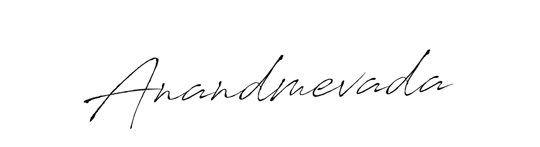 Anandmevada stylish signature style. Best Handwritten Sign (Antro_Vectra) for my name. Handwritten Signature Collection Ideas for my name Anandmevada. Anandmevada signature style 6 images and pictures png