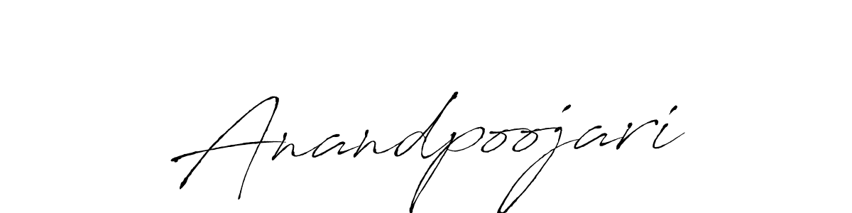 Design your own signature with our free online signature maker. With this signature software, you can create a handwritten (Antro_Vectra) signature for name Anandpoojari. Anandpoojari signature style 6 images and pictures png