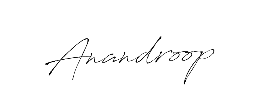 Anandroop stylish signature style. Best Handwritten Sign (Antro_Vectra) for my name. Handwritten Signature Collection Ideas for my name Anandroop. Anandroop signature style 6 images and pictures png