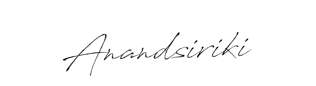 The best way (Antro_Vectra) to make a short signature is to pick only two or three words in your name. The name Anandsiriki include a total of six letters. For converting this name. Anandsiriki signature style 6 images and pictures png