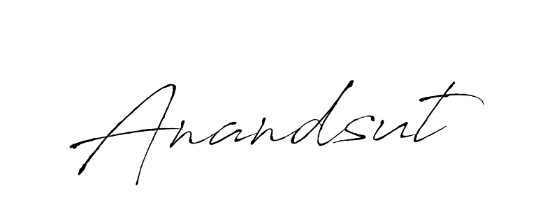The best way (Antro_Vectra) to make a short signature is to pick only two or three words in your name. The name Anandsut include a total of six letters. For converting this name. Anandsut signature style 6 images and pictures png