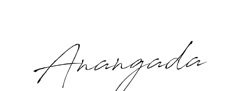 How to Draw Anangada signature style? Antro_Vectra is a latest design signature styles for name Anangada. Anangada signature style 6 images and pictures png