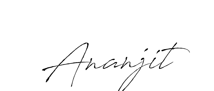 Ananjit stylish signature style. Best Handwritten Sign (Antro_Vectra) for my name. Handwritten Signature Collection Ideas for my name Ananjit. Ananjit signature style 6 images and pictures png