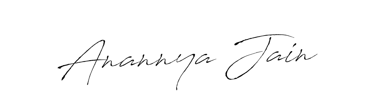 How to make Anannya Jain signature? Antro_Vectra is a professional autograph style. Create handwritten signature for Anannya Jain name. Anannya Jain signature style 6 images and pictures png