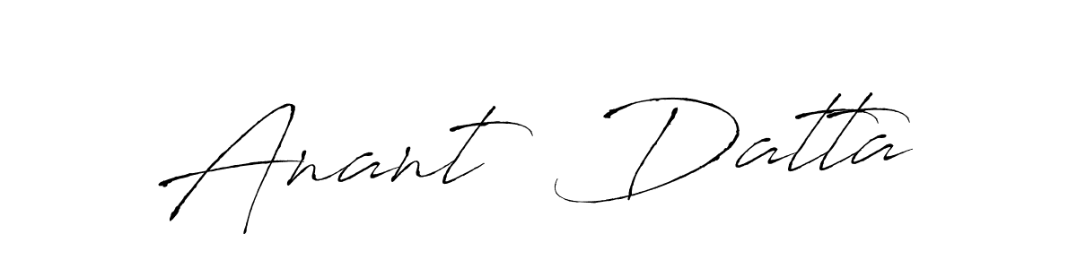 Make a beautiful signature design for name Anant  Datta. With this signature (Antro_Vectra) style, you can create a handwritten signature for free. Anant  Datta signature style 6 images and pictures png