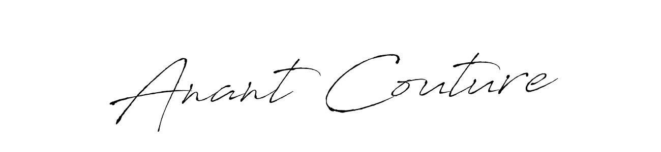 Use a signature maker to create a handwritten signature online. With this signature software, you can design (Antro_Vectra) your own signature for name Anant Couture. Anant Couture signature style 6 images and pictures png