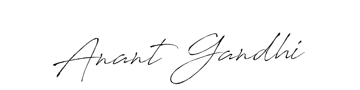 Antro_Vectra is a professional signature style that is perfect for those who want to add a touch of class to their signature. It is also a great choice for those who want to make their signature more unique. Get Anant Gandhi name to fancy signature for free. Anant Gandhi signature style 6 images and pictures png