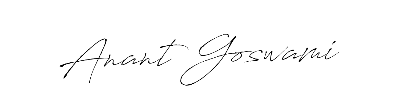 How to make Anant Goswami signature? Antro_Vectra is a professional autograph style. Create handwritten signature for Anant Goswami name. Anant Goswami signature style 6 images and pictures png