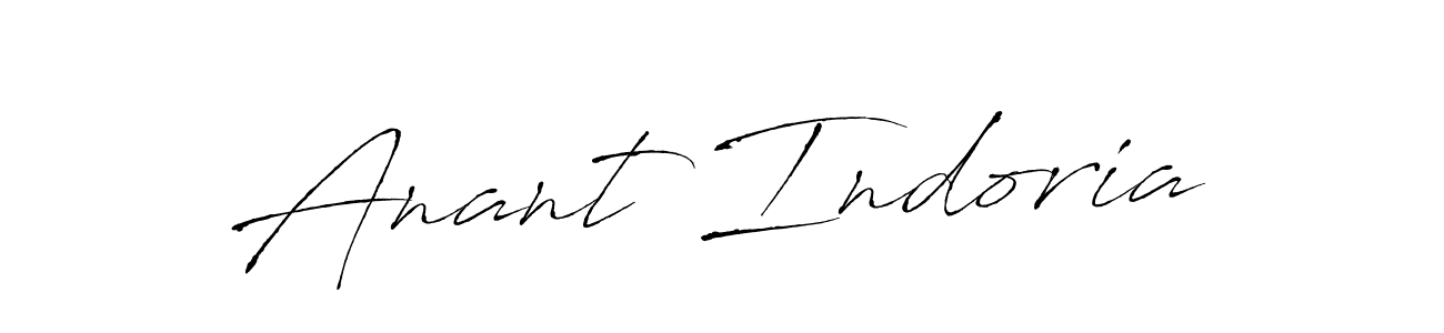 Anant Indoria stylish signature style. Best Handwritten Sign (Antro_Vectra) for my name. Handwritten Signature Collection Ideas for my name Anant Indoria. Anant Indoria signature style 6 images and pictures png