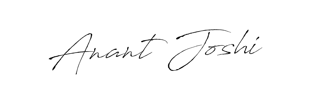 How to make Anant Joshi name signature. Use Antro_Vectra style for creating short signs online. This is the latest handwritten sign. Anant Joshi signature style 6 images and pictures png