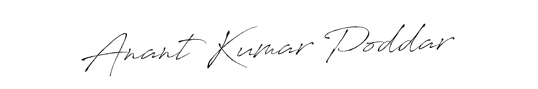 How to make Anant Kumar Poddar signature? Antro_Vectra is a professional autograph style. Create handwritten signature for Anant Kumar Poddar name. Anant Kumar Poddar signature style 6 images and pictures png